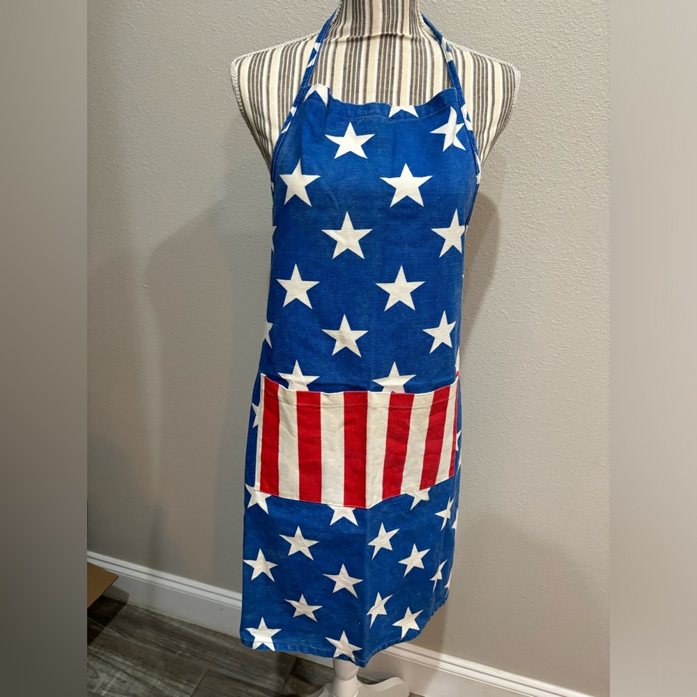 Full Size Vintage Americana Apron BBQ Ready!